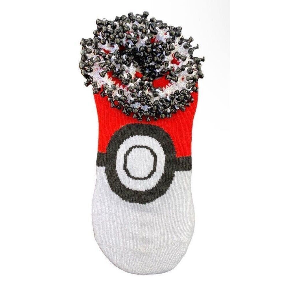 🎀2/$20🎀 Hand Beaded Pokémon Ankle Socks- Shoe Size 3-9 Women’s